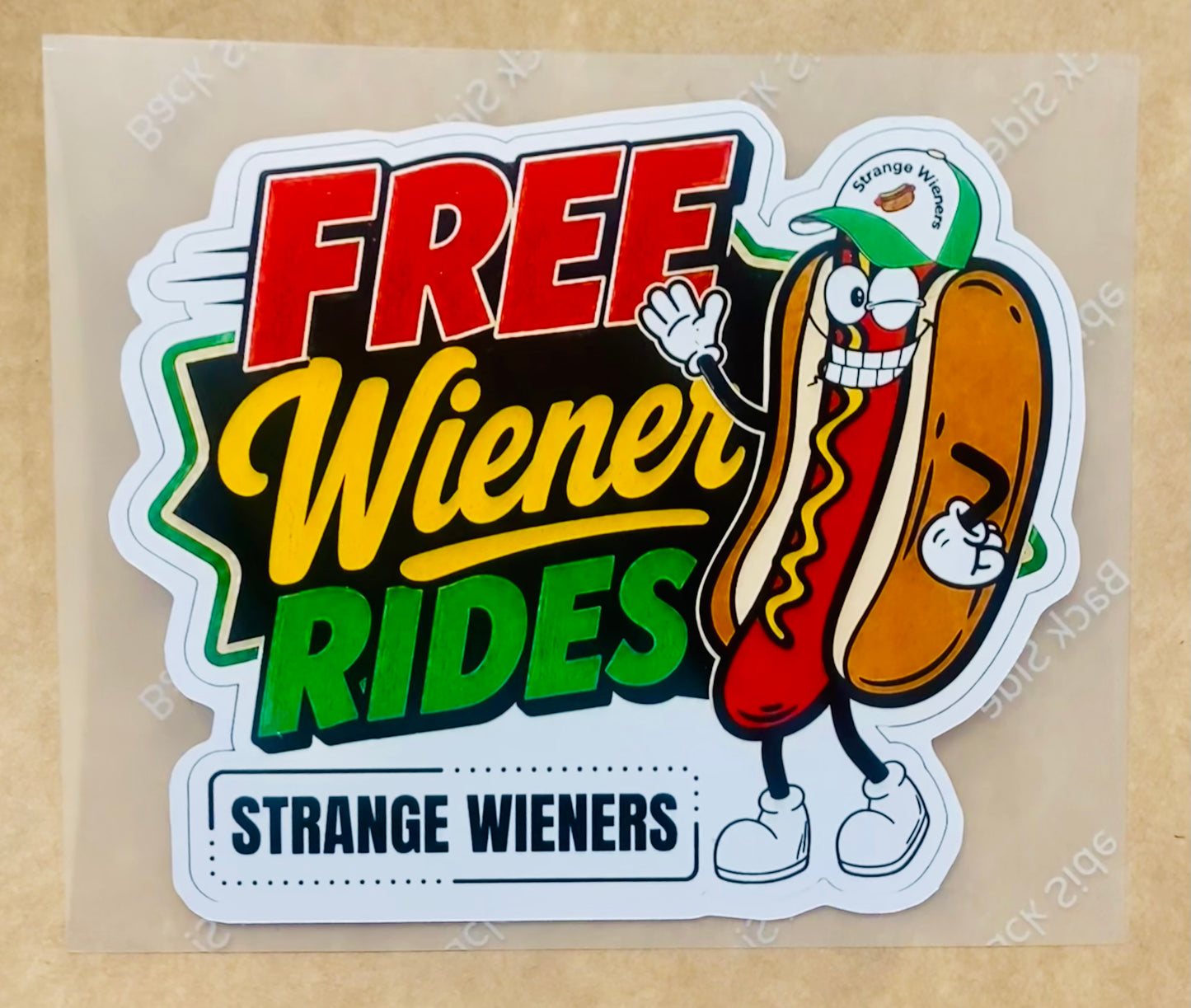 Wiener Rider Sticker